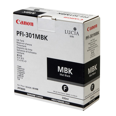 PFI-301MBK - Matte Black Ink Tank - 330ml