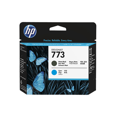No. 773 Ink Printhead - Matte Black & Cyan