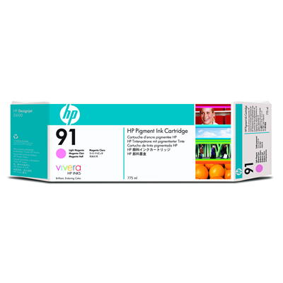 No. 91 Ink Cartridge Light Magenta - 775ml