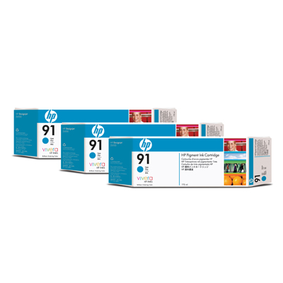 No. 91 3 Ink multipack - Cyan
