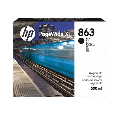 No. 863 PageWide XL Black Ink Cartridge - 500ml