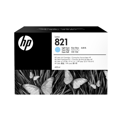 No. 821 Latex Ink Cartridge Light Cyan - 400ml