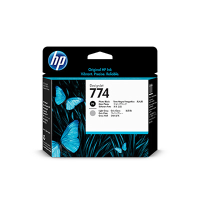 No. 774 Ink Printhead - Photo Black & Light Grey