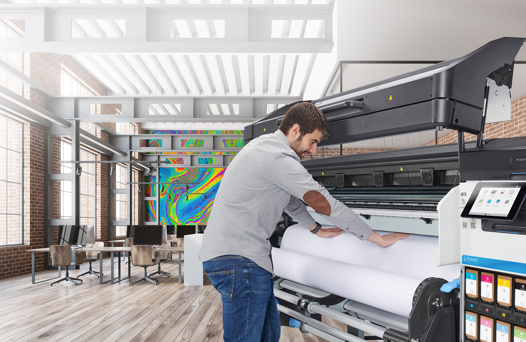 HP Latex 700 Series Printer