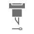 Drag knife cutting head with tangential emulation
