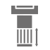 Pneumatically driven media advance clamps